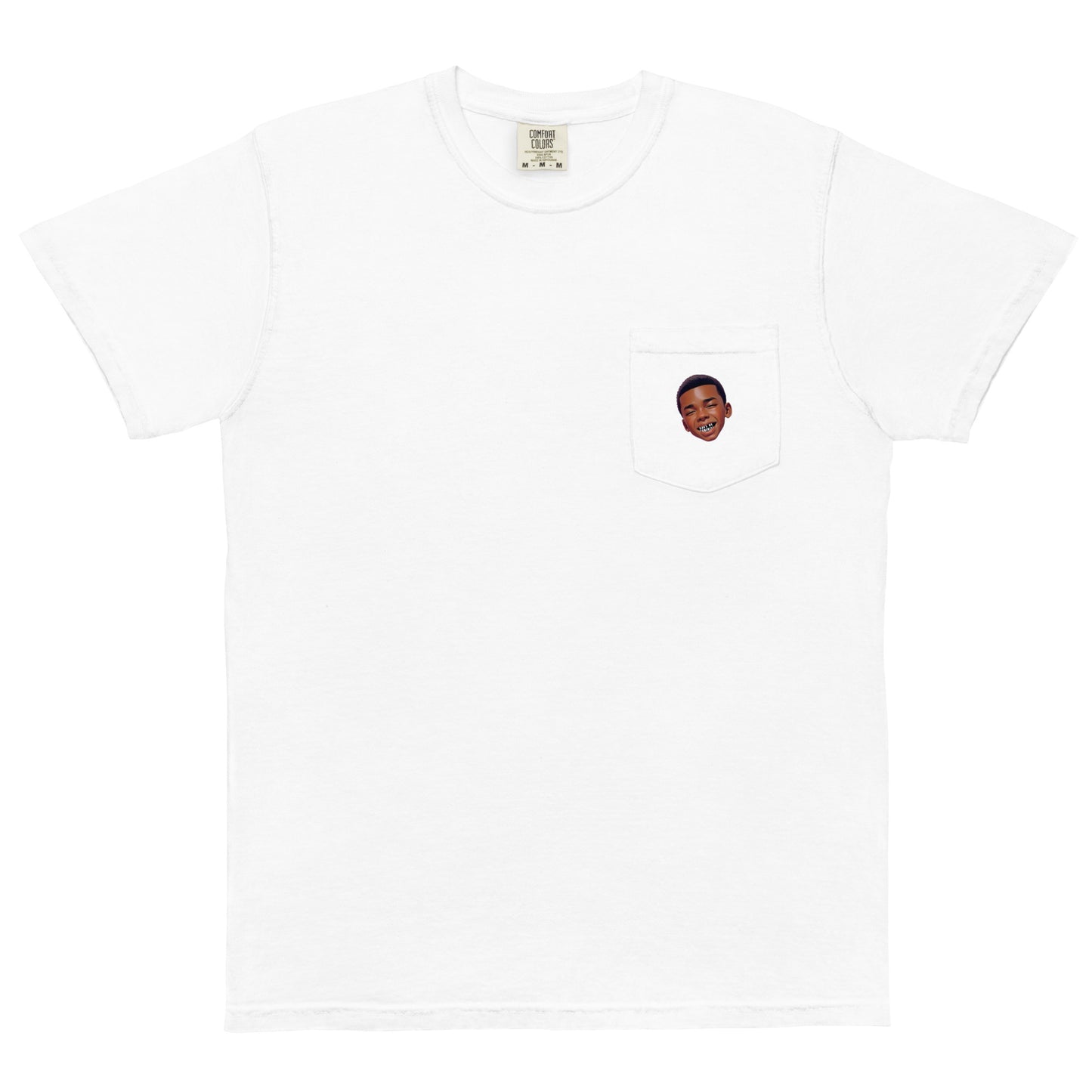 KEEP SMILIN' HUMANITY Pocket Tee